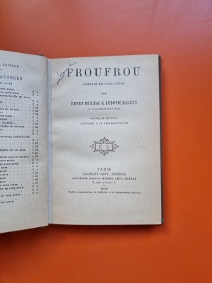 Froufrou - Henry Meilhac &amp;amp; Ludovic Hal&amp;eacute;vy foto