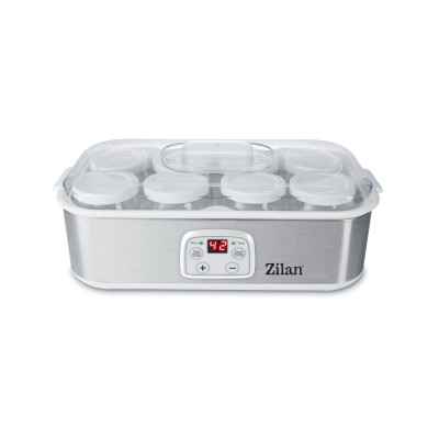 Aparat pentru facut iaurt Zilan ZLN6104 Gri, afisaj LED, timer, termostat reglabil foto