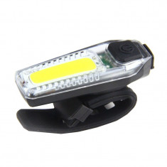 Semnalizare LED pentru bicicleta ZH1608, USB, 120 lm, COB, 300 mah foto