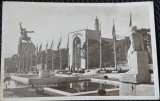 Carte postala, Expozitia internationala Paris 1937, pavilionul Romaniei si al U.R.S.S