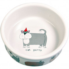 Trixie Castron pentru pisici din ceramică cu motive, 0,2 l