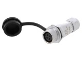 Mufă SF12 Mamă 4 PIN IP67 5A 200V Lipire Pe Cablu
