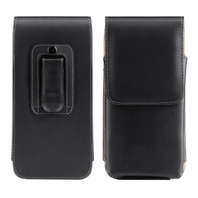 Husa Universala pentru telefon XL - 6,8 inch, Piele ecologica, Negru, 56380.4.01, kwmobile foto