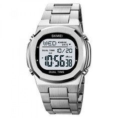 Ceas barbatesc Skmei Digital Casual Quartz Sport Fashion Argintiu foto