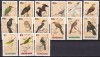 Bahamas 1991 fauna pasari MI 737-751 MNH, Nestampilat