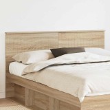 vidaXL Tăblie cap cu headboard Stejar Sonoma 160 cm Lemn compozit 888399