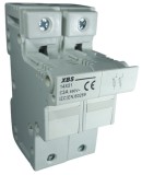 Soclu separator 2P pentru sigurante fuzibile 14x51 cu montaj pe sina DIN