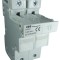 Soclu separator 2P pentru sigurante fuzibile 14x51 cu montaj pe sina DIN