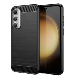 Husa carbon compatibila samsung galaxy a55 5g, tech protect antisoc, negru