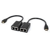 Extensie, prelungire HDMI, RJ45, CAT5e / CAT6, 1080p