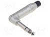 Conector jack, Jack 6,3mm, 3 contacte, tata, AMPHENOL - ACPS-RN