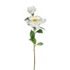 Floare Artificială, Camelie, Tulpină Lungă, Culoare Albă, &Icirc;nălțime 66 cm, Oem