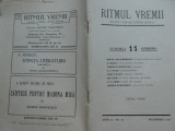 Cumpara ieftin Ritmul vremii , revista literara , critica , sociala , an 2 , nr. 11 , 1925
