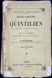 OEUVRES COMPLETER DE QUINTILIEN - TOME 3-M.C.V. OUIZILLE-337458