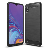 Husa SAMSUNG Galaxy A10 - Luxury Carbon TSS, Negru