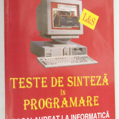 Teste de sinteza in programare - bacalaureat la informatica