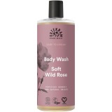 Gel de dus Urtekram cu Trandafir Salbatic si Aloe Vera Bio 500ml | Piele Sensibila, Vegan, Organic