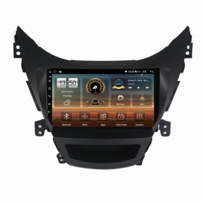 Navigatie dedicata cu Android Hyundai Elantra V 2010 - 2014, 8GB RAM, Radio GPS foto
