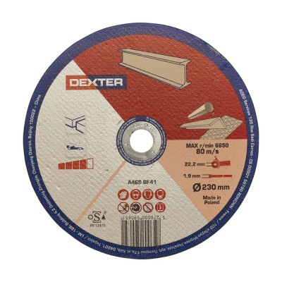 Disc taiere Dexter, pentru otel/metal, &amp;Oslash; 230 x 1.9 mm foto