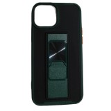 Husa de protectie flippy pentru apple iphone 13 mini defender sergeant brave cu suport, verde inchis