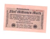 Bancnota 5000000 mark/marci 20 august 1923, seria cu 6 cifre, unifata, stare buna