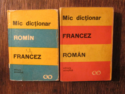 Mic dicționar rom&amp;acirc;n-francez / francez-rom&amp;acirc;n (2 vol.) foto