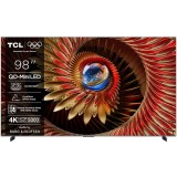 Televizor Mini LED TCL 98Q8C, 248 cm, Smart, Google TV Ultra HD 4K, 100 Hz, Clasa D