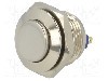 Intrerupator anti-vandalism, OFF-(ON), &Oslash;16mm, ONPOW - GQ16H-10/J/N