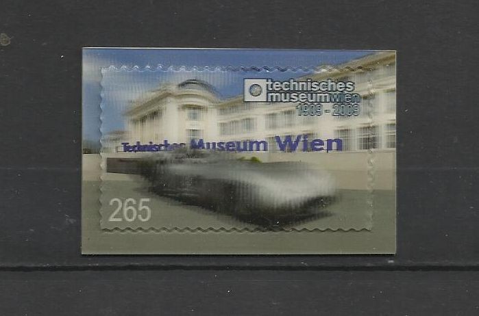 AUSTRIA 2009 MASINI AUTOTURISME TIMBRU 3D