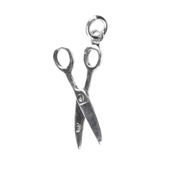 Pandantiv, jolie silver, argint 925, model foarfeca, 2.2 g, 27x15 mm
