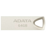 MEMORIE USB 2.0 ADATA 64 GB clasica carcasa aliaj zinc argintiu AUV210-64G-RGD