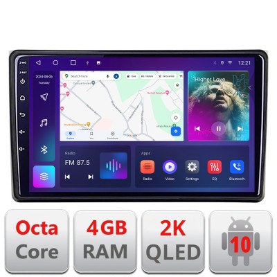 Navigatie Audi A4 B6 C-050 Android Octa Core Ecran 2K QLED GPS 4G 4+32GB 360 KIT-050+EDT-E409-2K v1 CarStore Technology foto