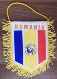 D9 14 - fanion - sport - fotbal - Federatia Romana de Fotbal - piesa de colectie!