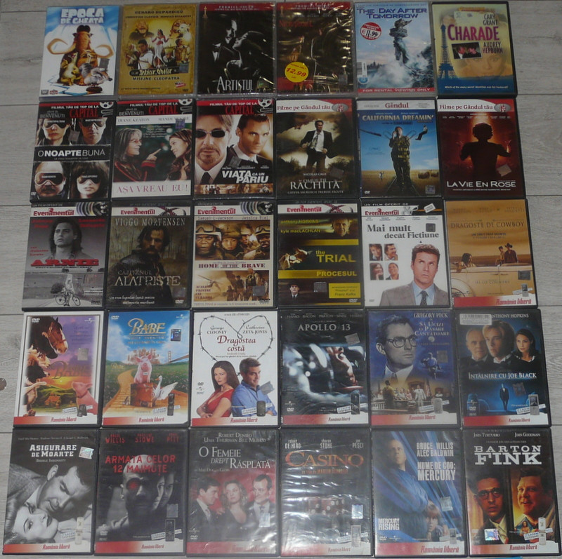 Lot 70 filme DVD cu 400 lei sau 10 lei bucata,clasice,razboi,comedie,Al  Pacino, Altele | Okazii.ro