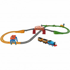 Set Thomas and Friends 3 in 1 cu sina, vagoane si locomotiva motorizata foto