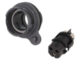 Conector circular soclu mamă 3 pini 25A 600V BULGIN Buccaneer PXP7012/03S/ST