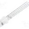 Dioda LED 5mm, RGB, convex, 1.6...2.6/2.8...3.8/2.8...3.8V, LUCKYLIGHT - LL-509RGBM2E-002