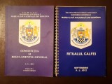 Masoneria Univesală. Marea Lojă Națională din Rom&acirc;nia - Constituția și Regulamentul general (ediția a III-a) ((iz de tutun, vezi descriere) + Ritualul
