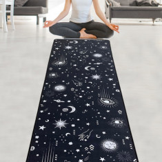 Saltea fitness/yoga/pilates Star Map Djt, Chilai, 60x200 cm, poliester, multicolor