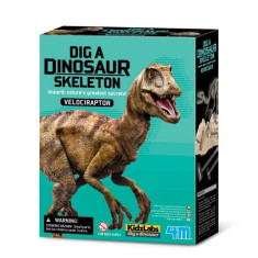 Set educativ Sapa si descopera Dinozauri - Velociraptor