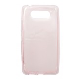Husa silicon roz deschis (cu spate mat) pentru Nokia Lumia 820