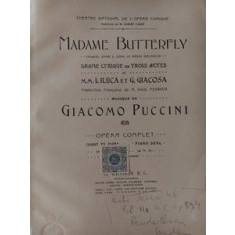 PARTITURA Giacomo Puccini- Madame Butterfly