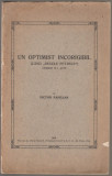 Victor Papilian - Un optimist incorigibil (ed. princeps), 1930, Alta editura