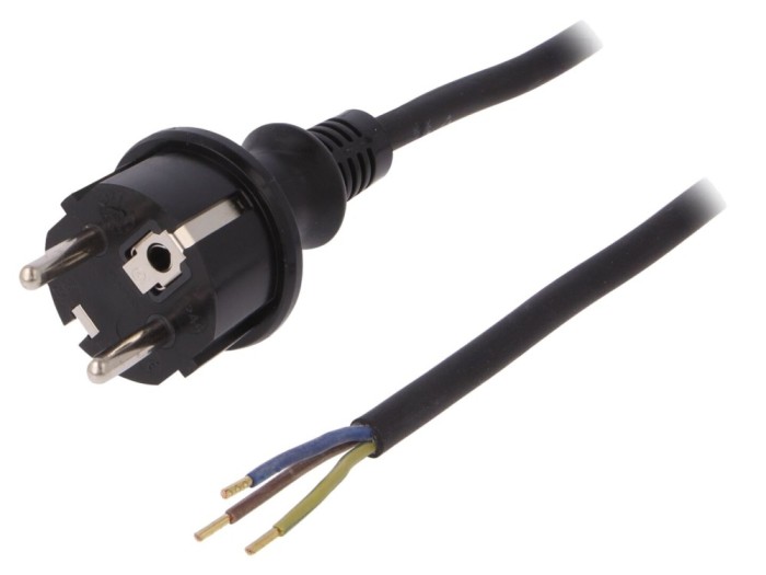 Cablu Electric SCHUKO 3x1mm&sup2; 4m