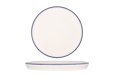 Rinart Farfurie pentru Desert - Blue Edge - Por&amp;Aring;&amp;pound;elan - 20 cm - set de 6 foto