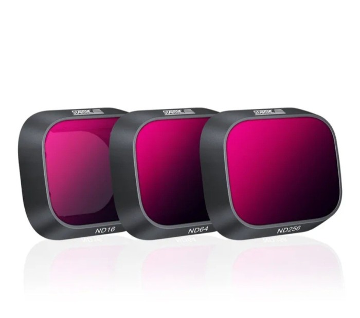 Set profesional 3 filtre, STARTRC, compatibile cu DJI Mini 3 Pro, ND16, ND64, ND256