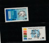 Italia 1974-UPU,Centenar,Serie 2 valori,dantelate,MNH,Mi.1465-1466, Posta, Nestampilat