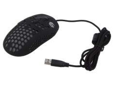 Mouse optic negru USB A 1,8m 6 butoane