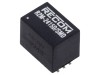 Convertor DC/DC Recom 2W, 9-36V la 15V, DCR2M-2415D/SMD, Eficienta 81%, Tensiune Izolatie 1.6kV, SCP