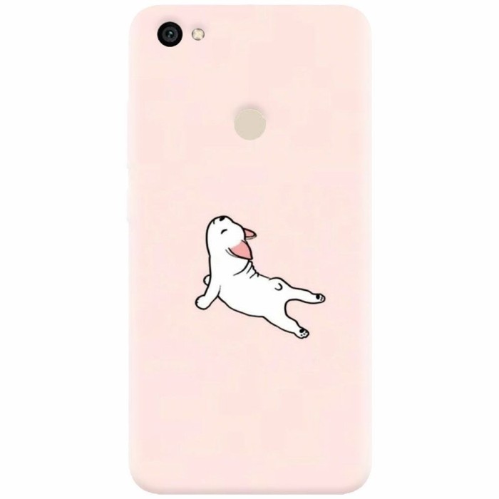 Husa silicon pentru Xiaomi Redmi Note 5A, Cute Dog Streching